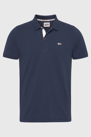 Tricouri polo - Tricou polo bărbați, Tommy Jeans, Bleumarin, Bumbac, Mini Logo