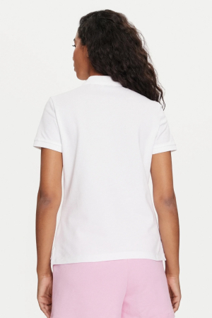 Tricou polo dama, Gant, Alb, Bumbac, Logo Brodat [2]