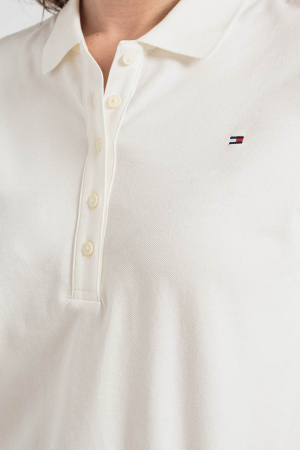 Tricou Polo Dama, Tommy Hilfiger, Alb, Bumbac [4]