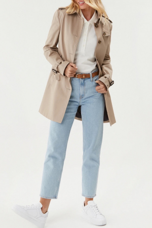 Tricou Polo Dama, Tommy Hilfiger, Alb, Bumbac [3]