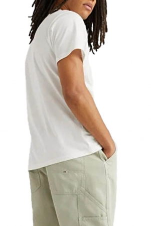 Tricou Tommy Hilfiger Jeans Essential - DM0DM16405-YBR Alb XL INTL [1]