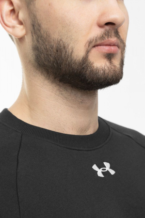 Under Armour, Bluza Bărbați, Logo Brodat, Cu decolteu la baza gatului, Maneci raglan, Fitness Rival [3]