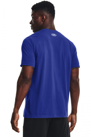 Under Armour, Tricou Bărbați, Cu imprimeu logo, Pentru Fitness, Albastru [1]