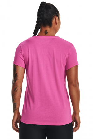 Under Armour, Tricou Dama, Cu imprimeu logo, Sportstyle Rival, Fucsia [1]