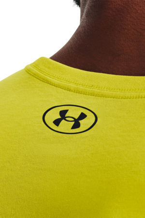 Under Armour, Tricou Bărbați, Lejer cu logo, Pentru antrenament, Team Issue Wordmark, Galben, M [3]