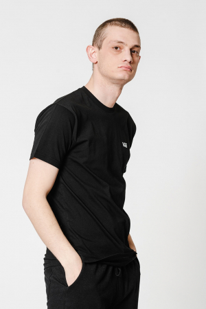 Vans, Tricou Bărbați, Regular fit, Din bumbac cu detaliu logo, Negru, M [2]