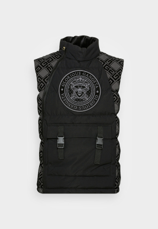Veste - Vesta Barbati, Glorious Gangsta, Negru, Logo Brodat