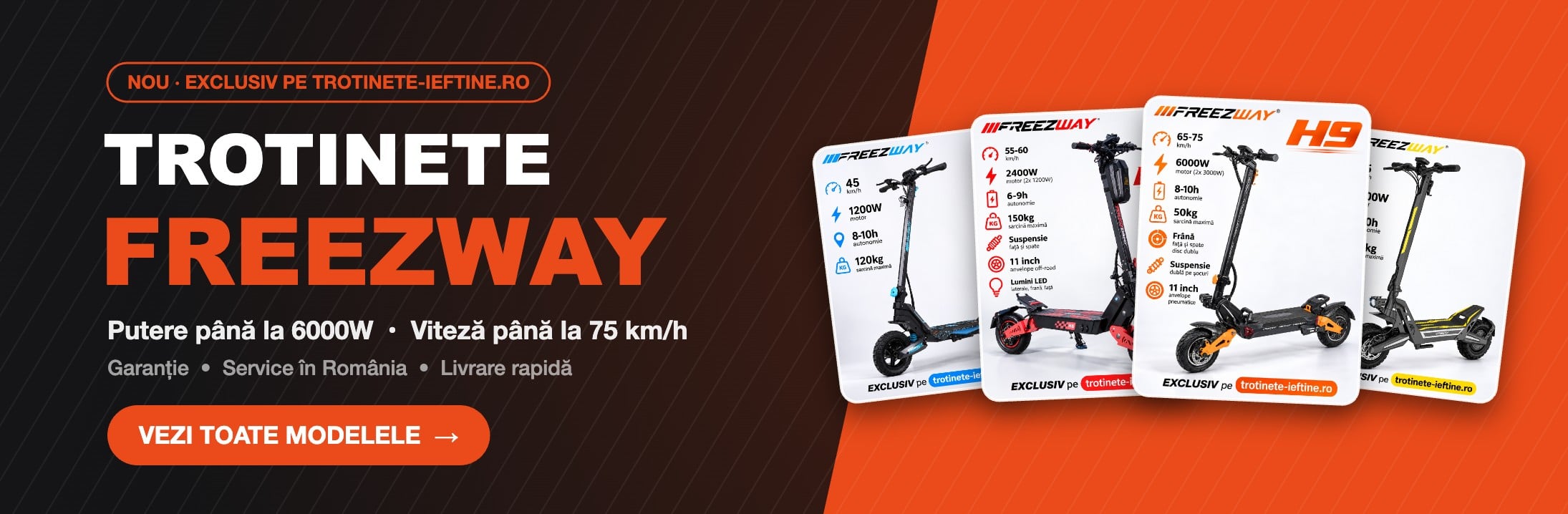 Trotinete Freezway