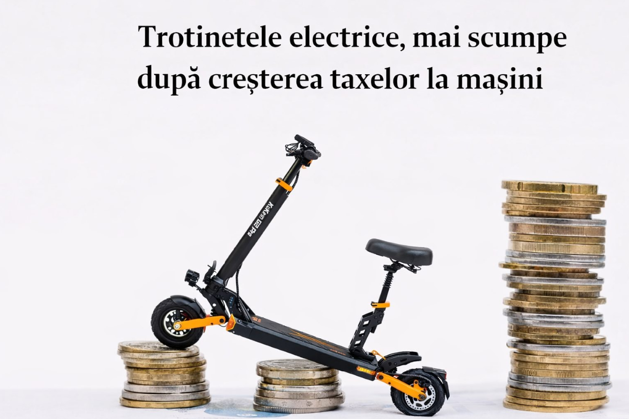 Trotinetele electrice se scumpesc: efectul indirect al majorării taxelor auto