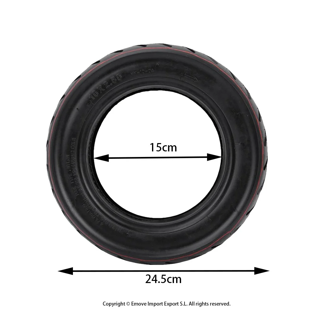 10×2.5-6 [CST] Anvelopa pentru trotinete/carucioare, KuKirin M4 [2]