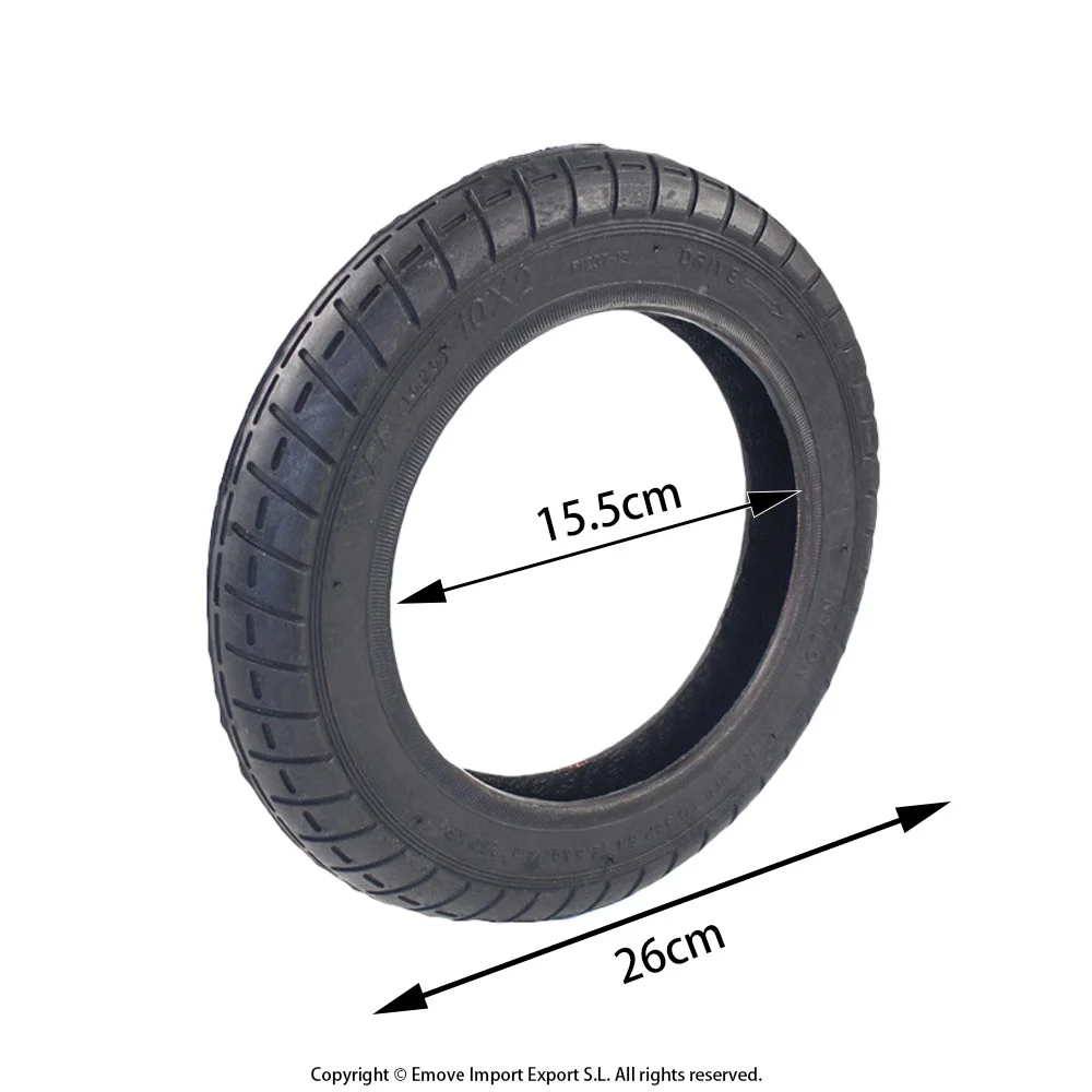 10×2 Cauciuc (V2) Roată pentru trotinete/carucioare [5]