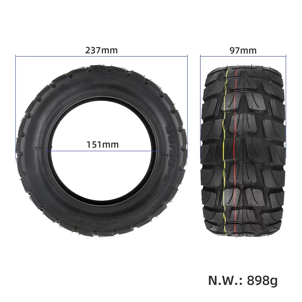 10 Inch 10x3.0 Anvelopa Off road 90/55-6.5 Cauciuc trotineta [4]