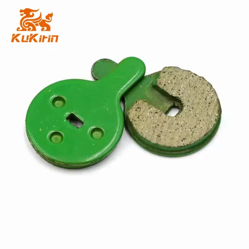 Placute Frana Ceramice Verzi KuKirin G2 Max – Set 2 Bucati cu Arc de Fixare [2]