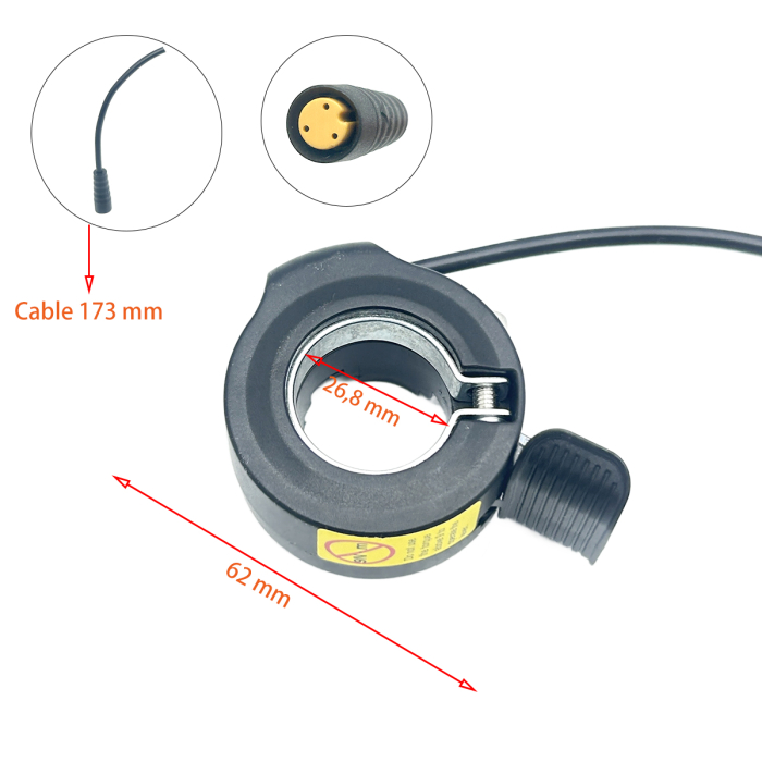 Acceleratie pentru trotineta electrica Bogist Urbetter M6, Ecoxtrem Bison, B-Mov freestyle 5 [3]