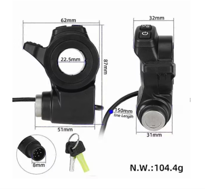 Accelerație KuKirin G2 Master 2025 cu Cheie – Piese Trotinete Electrice [2]