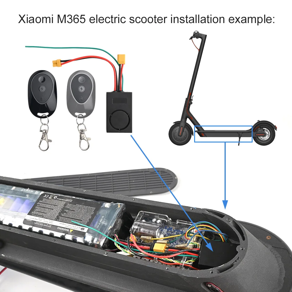 Alarma antifurt 36V pentru trotineta electrica Xiaomi 36V (utilizare maxima 36V) [7]