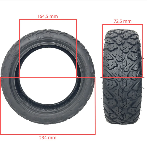 Anvelopă 10×2,5–6,5 Tubeless Offroad Xuancheng pentru trotinetă electrică [2]