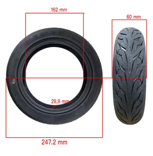 Anvelopă 10×2,50–6,5 Tubeless RUNFLAT Xuancheng Cityroad [2]