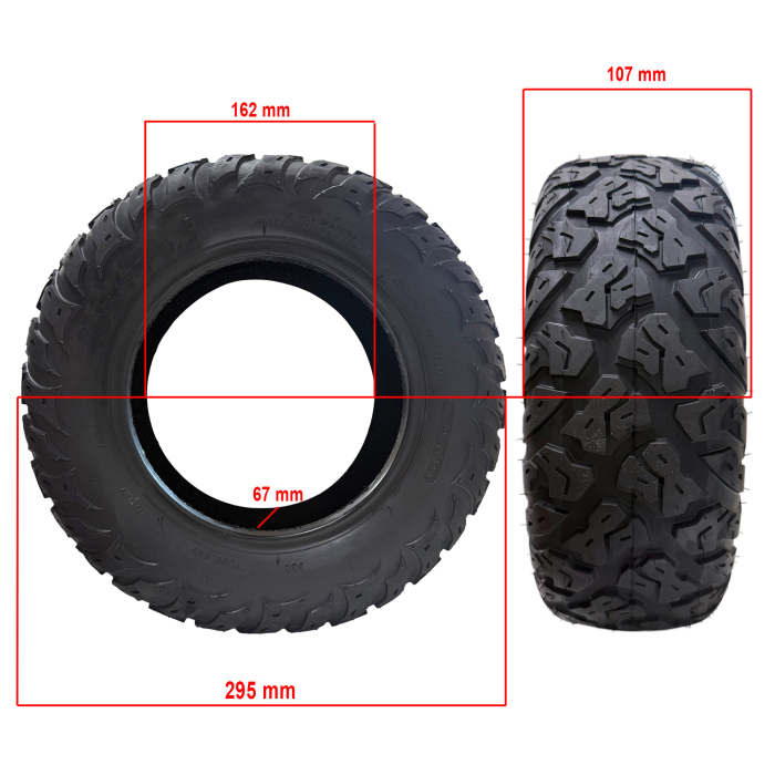 Anvelopa 105/75-6,5 tubeless (fara camera) pentru trotineta electrica [2]