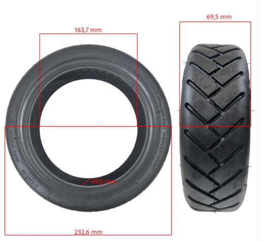 Anvelopa CST 60/70-6,5 Tubeless Cityroad Xiaomi [2]
