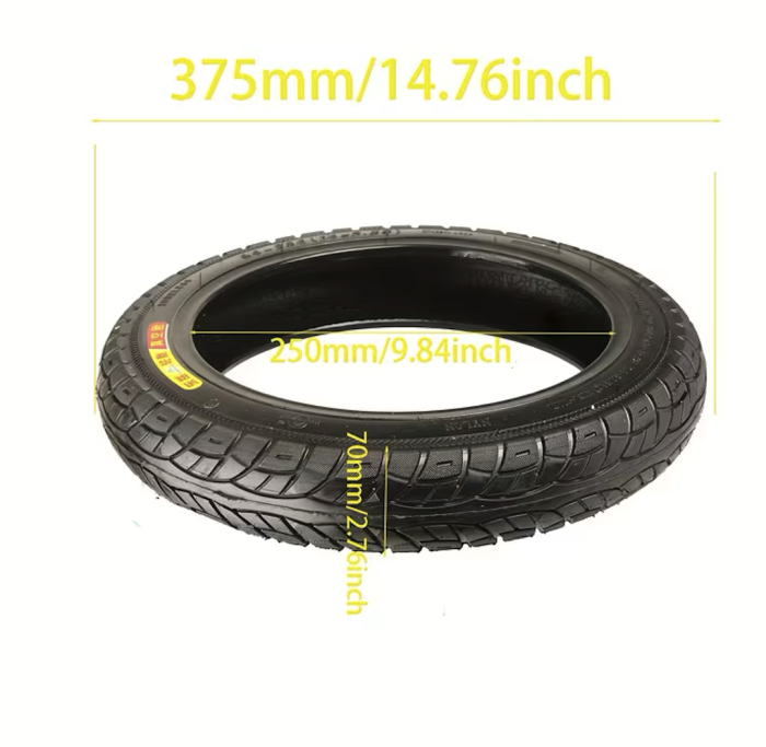 Anvelopa Dongyue 14x2.50 (64-254) tubeless ranforsata off-road [3]