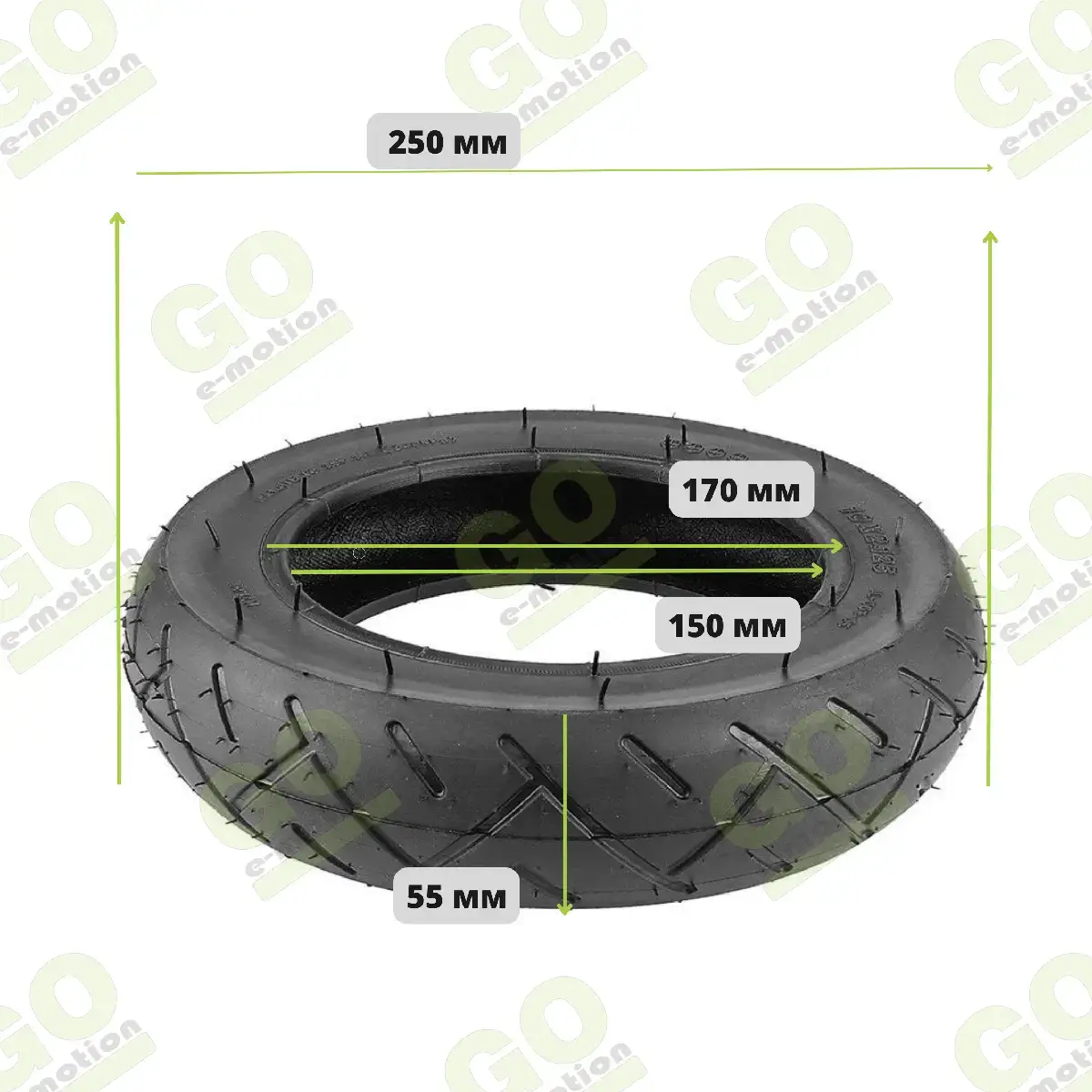 Anvelopa exterioara 10x2.125 10" pentru scuter HX X8 [4]