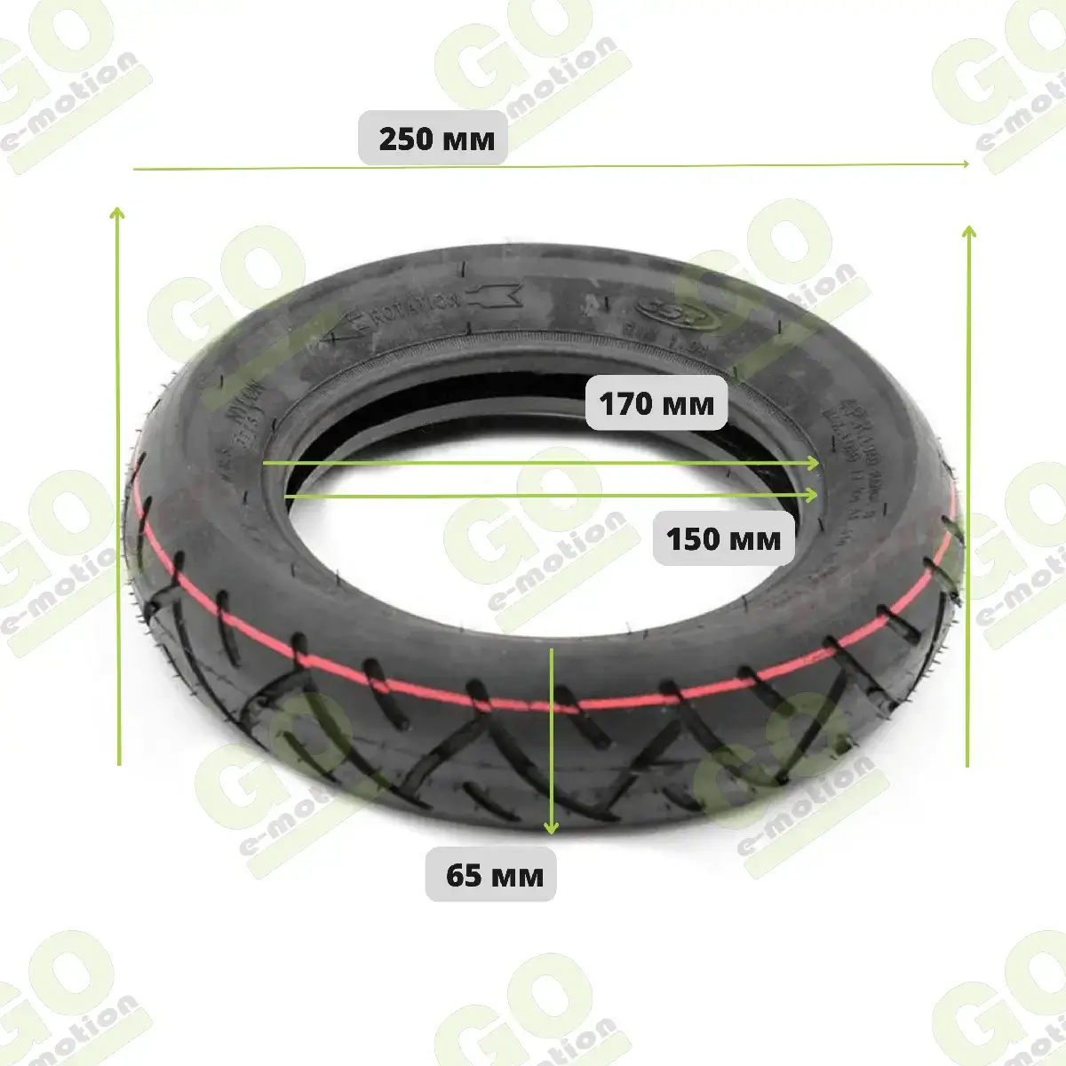 Anvelopa exterioara 10x2.5 CST pentru scuter Kaabo Mantis 10 Pro [3]