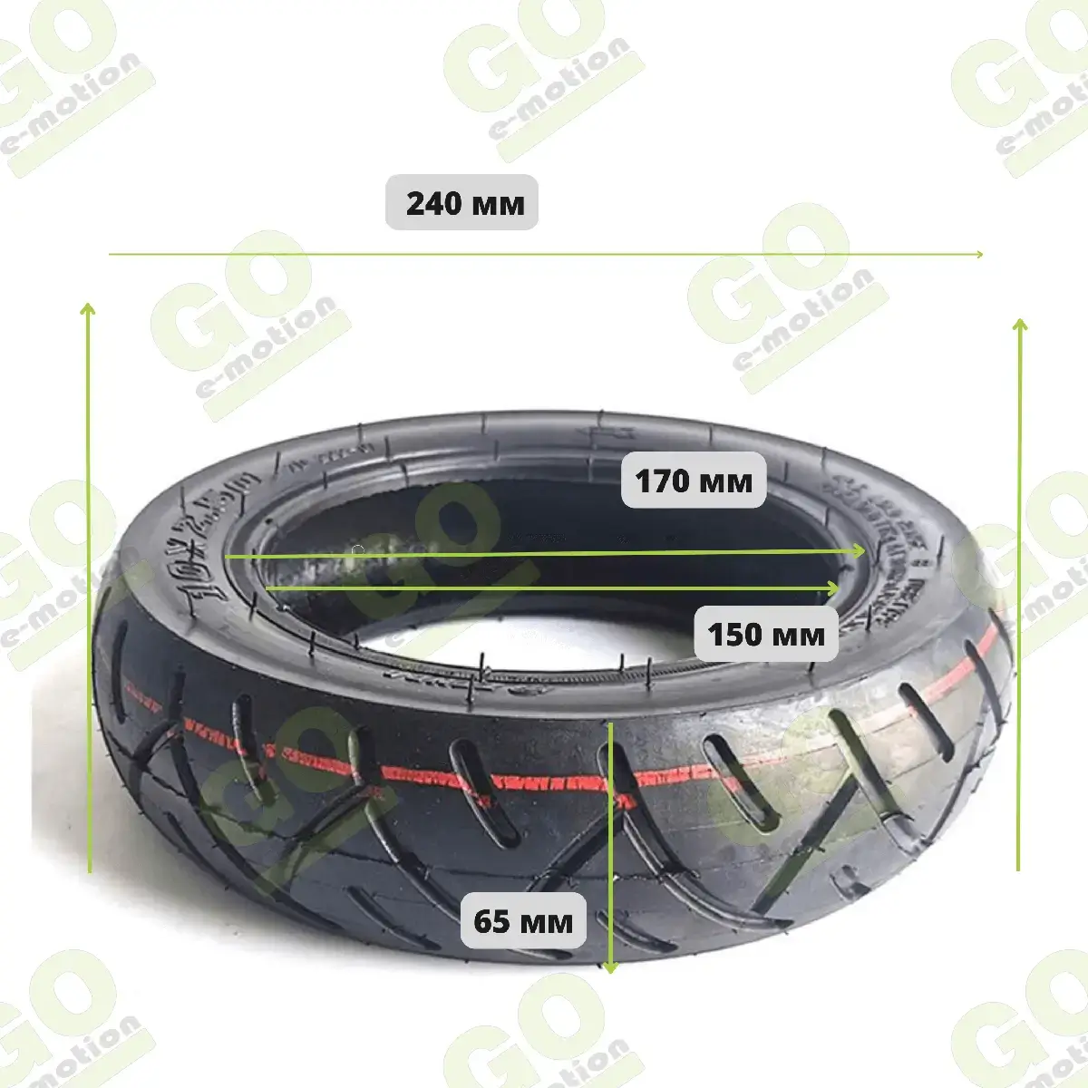 Anvelopa exterioara 10x2.5 pentru scuter Kaabo Mantis 10 Pro [3]