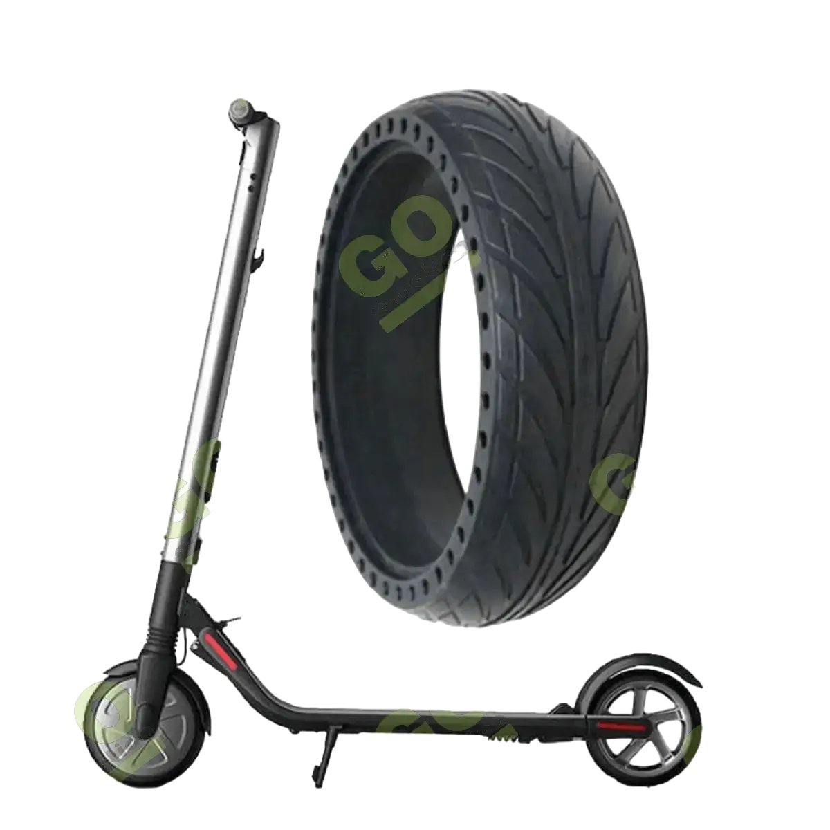Anvelopa plina 8x2.125 inch Honeycomb pentru Ninebot ES [5]