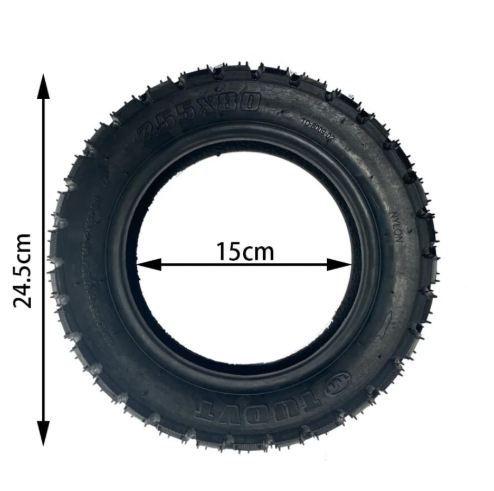 Anvelopă Semi-Offroad 10x3 Tubetype TUOVT pentru Trotinetă Electrică [2]