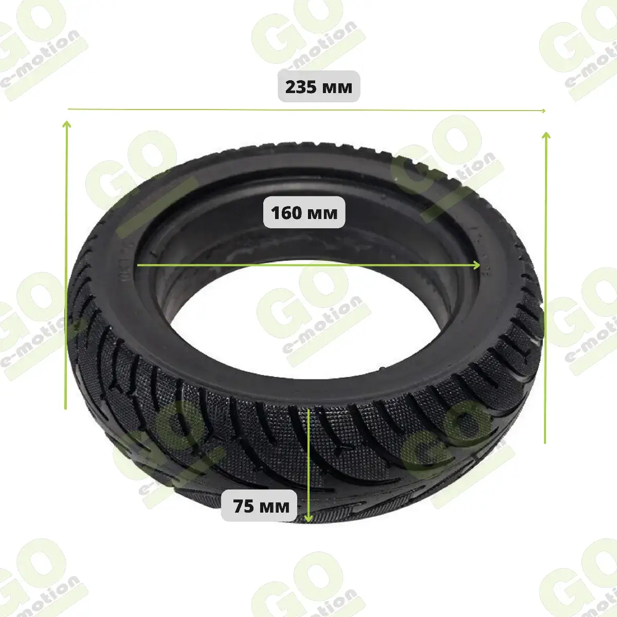 Anvelopa solida 10x3 inci pentru scuter Kugoo [3]