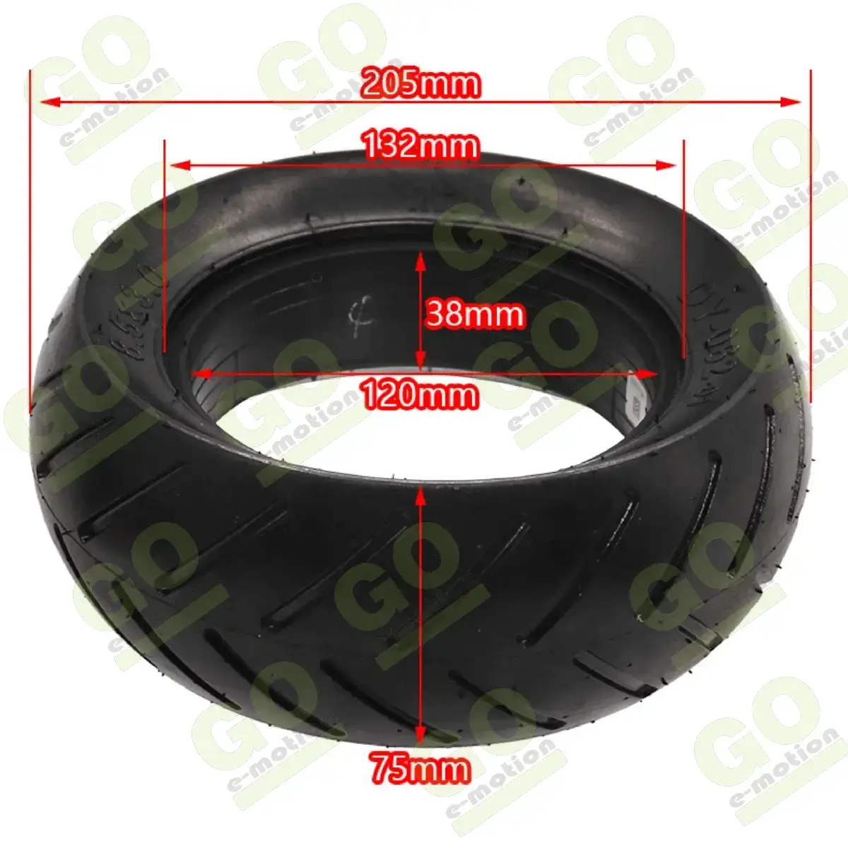 Anvelopa solida 8.5x3 inci pentru scuter Zero 8X, KuKirin, Kaabo [6]