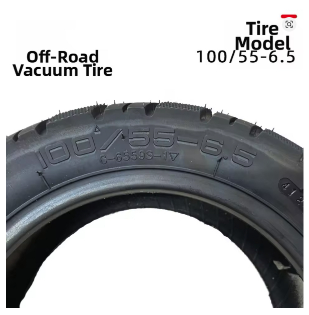 Anvelopă CST 100/55-6.5 Tubeless Offroad pentru Trotinetă Electrică [2]