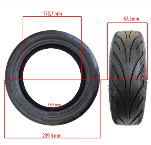 Anvelopa Tubeless 60/65-6.9 CityRoad cu Gel Antipană Xuancheng pentru Trotinetă Electrică [2]