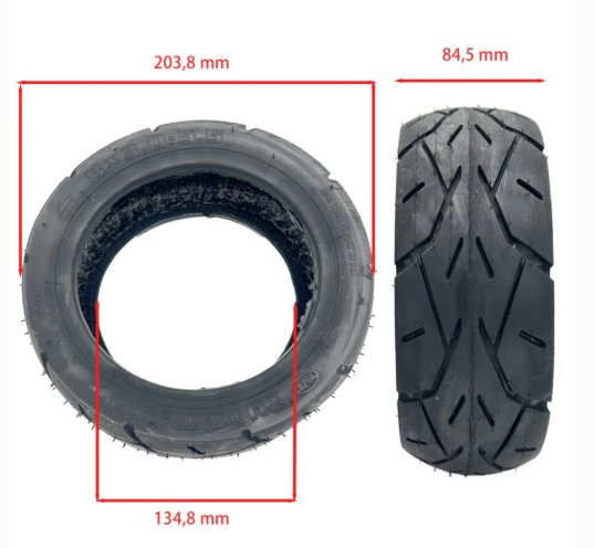 Anvelopa Tubeless 8x3.0-5.5 CityRoad TUOVT pentru Trotinetă Electrică [2]