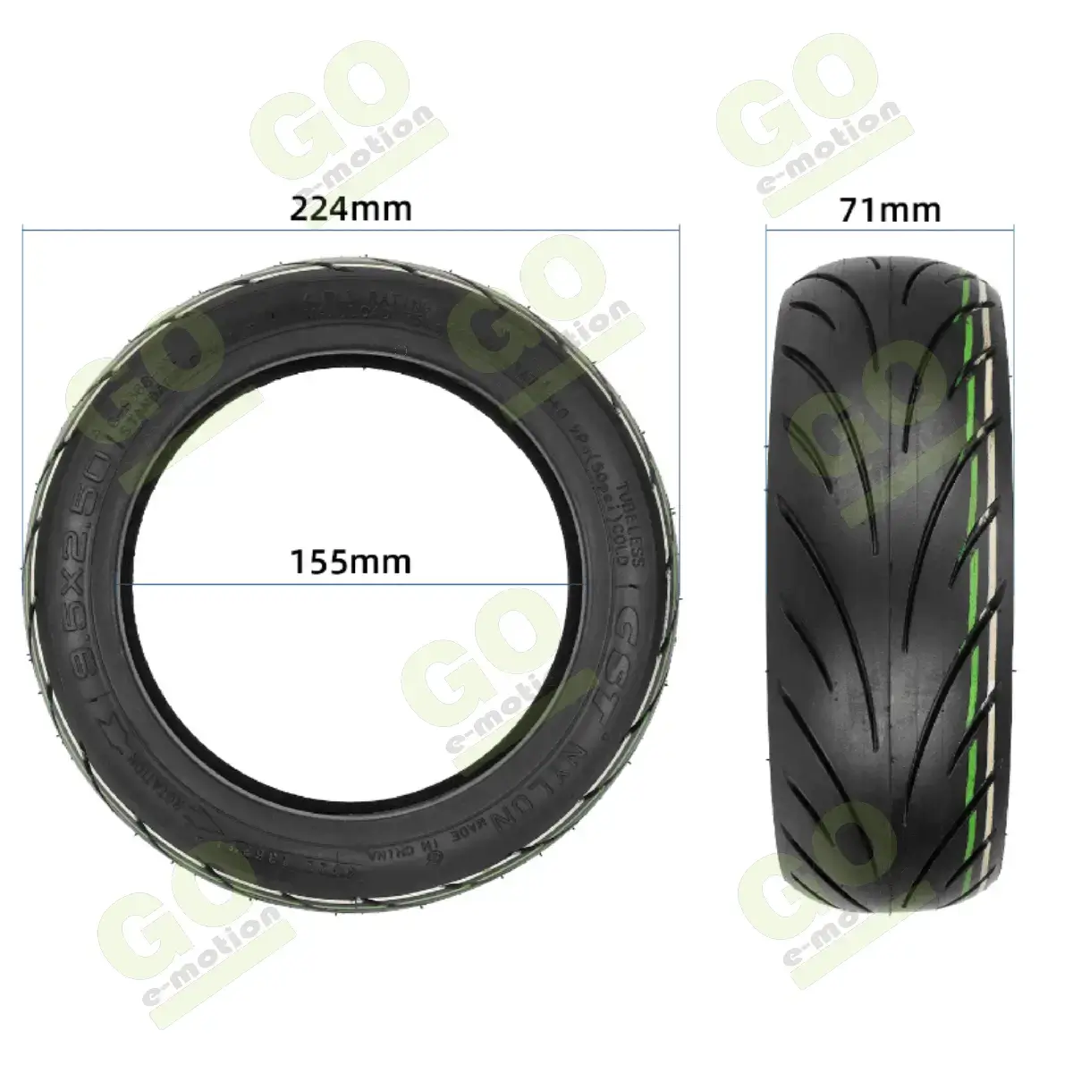 Anvelopa Tubeless 9.5x2.50 CST pentru Niu KQi3 [4]