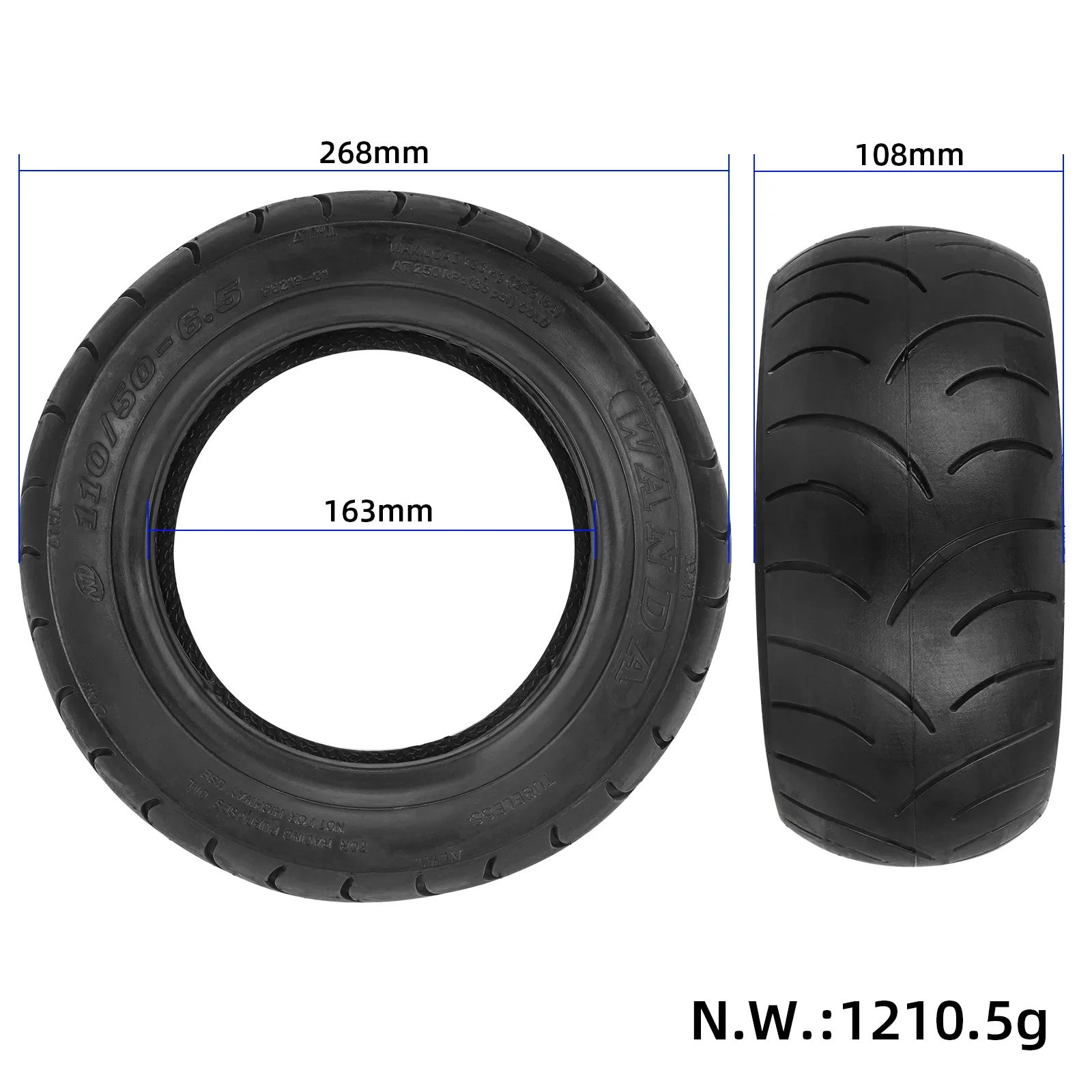 Anvelopa Wanda 110/50-6.5 (10.5x4) [2]