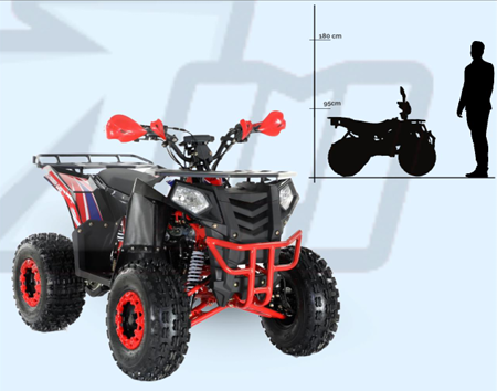 ATV Apollo Commander 125cc 10HP Semi Automat Pornire Electrică 90kmh [2]