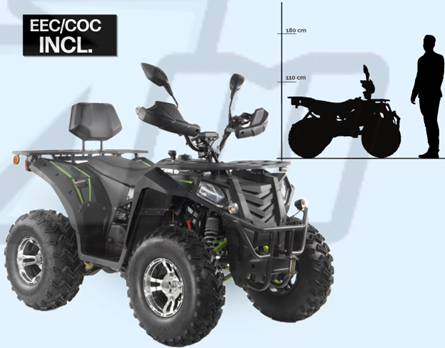 ATV Apollo Commander 200cc 12HP Omologat EEC COC Frâne Hidraulice [2]