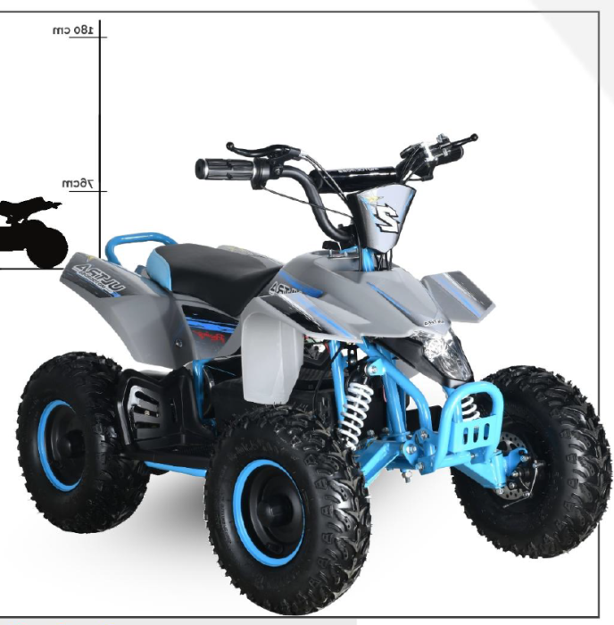 ATV Electric Copii 1000W 48V ATX1000 Quad Aero – Sibiu, Cluj, București [4]