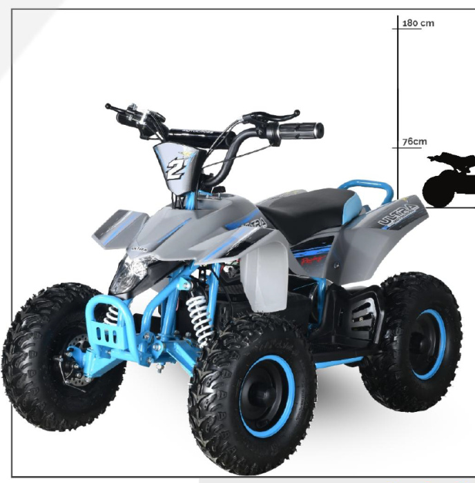 ATV Electric Copii 1000W 48V ATX1000 Quad Aero – Sibiu, Cluj, București [5]