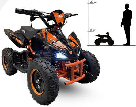 ATX1000 Quad Mini 36V Electric 1000W pentru Copii [2]