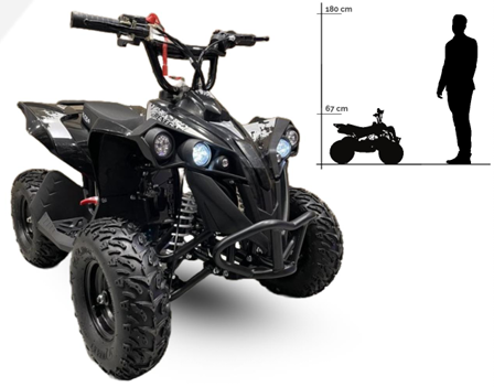 ATX49-E Quad 49CC 2-Stroke cu E-Start 35KMH [2]