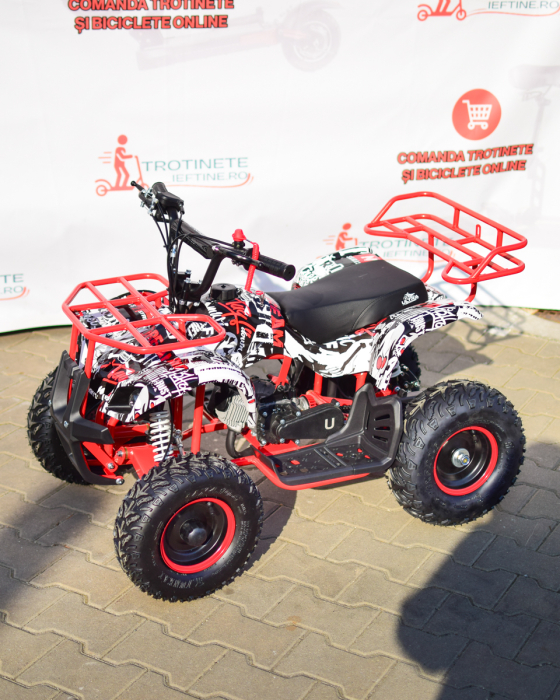 ATX49 Quad 49CC 2-Stroke 35KMH cu Bagage Rack [11]