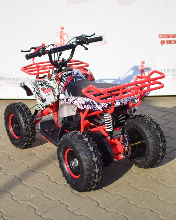 ATX49 Quad 49CC 2-Stroke 35KMH cu Bagage Rack [8]