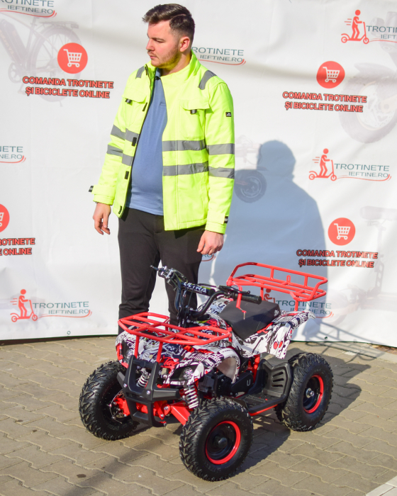 ATX49 Quad 49CC 2-Stroke 35KMH cu Bagage Rack [16]