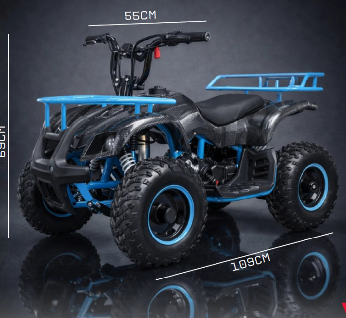 ATV Copii 49cc Benzină ATX49 Quad – Portbagaj, 35 km/h [2]