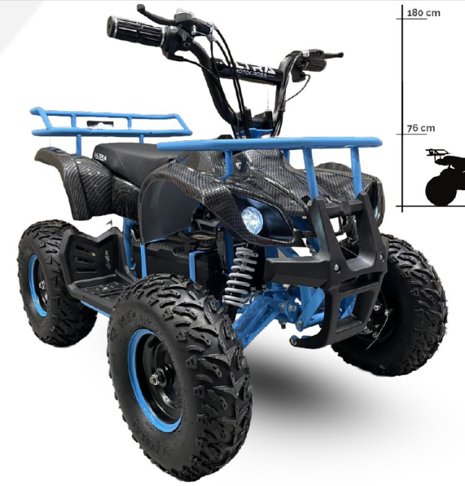 ATV Copii 49cc Benzină ATX49 Quad – Portbagaj, 35 km/h [4]