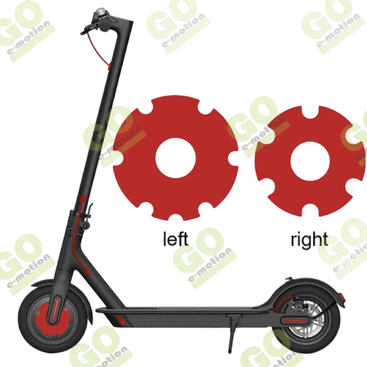 Autocolante pentru capacul motorului Xiaomi - colorate [2]