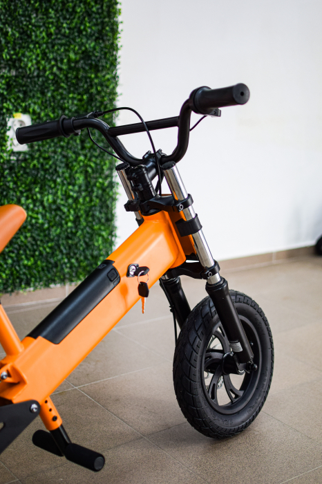 Bicicleta Copii Electrica C1, Anvelopa 12 inch, Motor 200w, 10km autonomie [5]